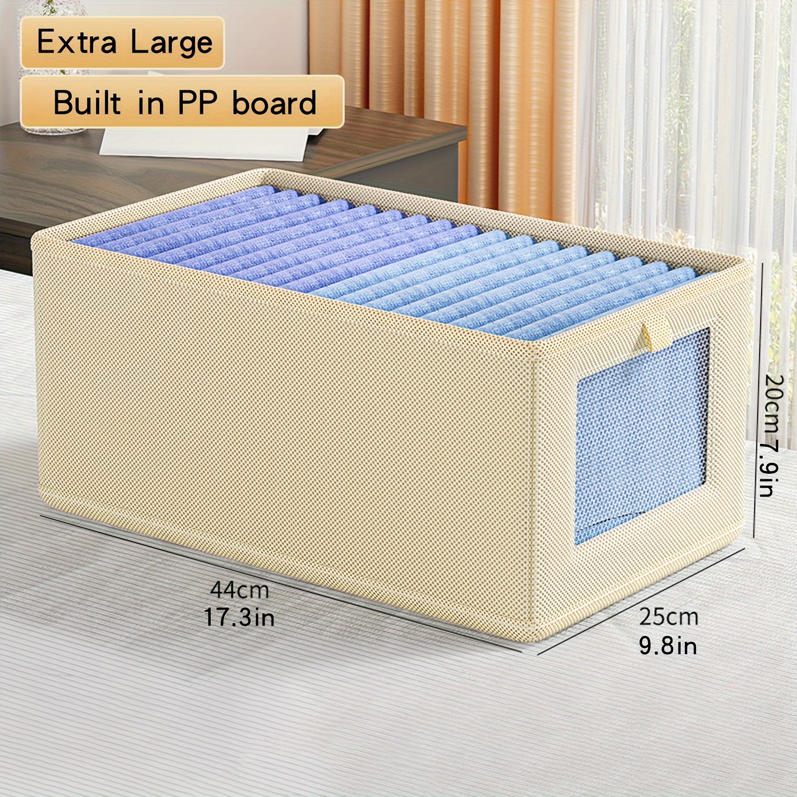 Extra Large Storage Baskets for Clothes, Oversized Rectangular