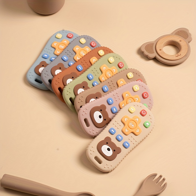 Juguete de dentición con control remoto para bebés de 0 a 6 a 12 meses,  controlador de juego para padres jugadores, regalos para el primer día de  San