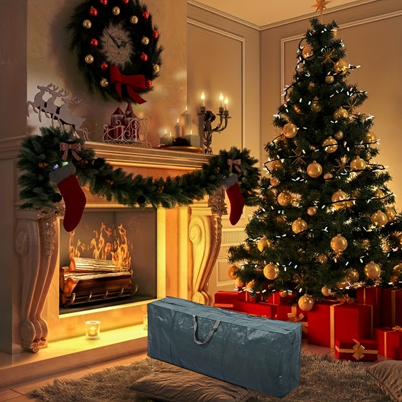 THE TWIDDLERS Grand Sac de Rangement pour Sapin de Noël, Ornements &  Décorations, 120x50cm - Résistant, Solide & Pratique : : Cuisine  et Maison