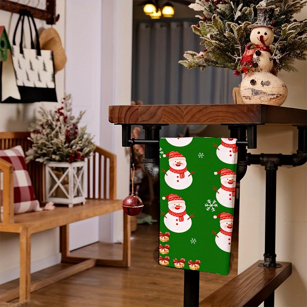 Hand Towels, Christmas Theme Kitchen Towel, Buffalo Plaid Christmas Tree  Pattern Tableware Scouring Pad, Home Kitchen Bathroom Decoration Tea Towel,  Room Decor, Christmas Decor, Kitchen Supplies - Temu