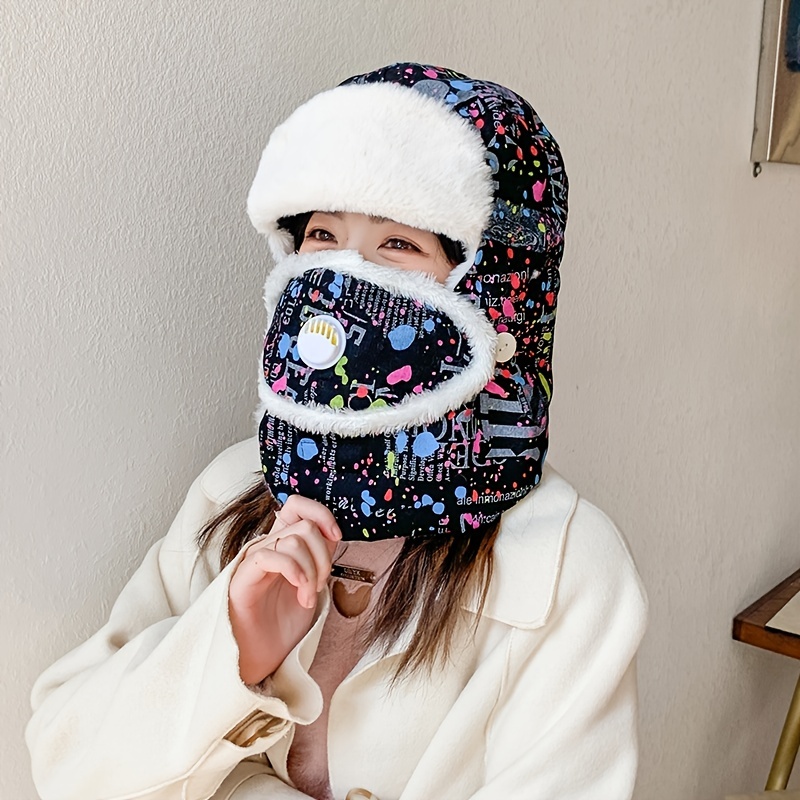 Cagoule D'hiver En Polaire Masque De Ski Couvre visage - Temu Belgium