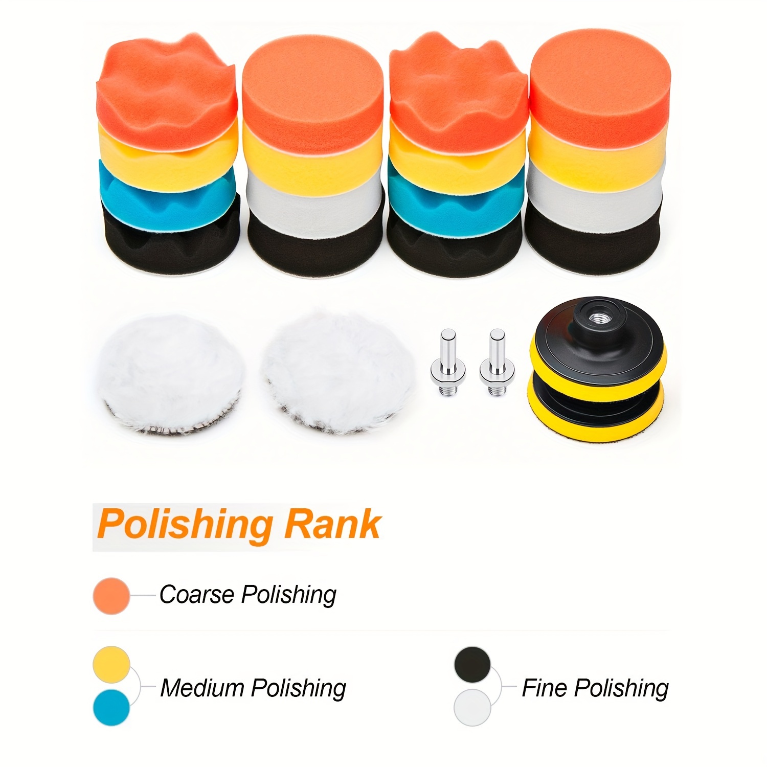 Buffing Pads Car Polishing Pad Kit Foam Polish Pads Wax - Temu