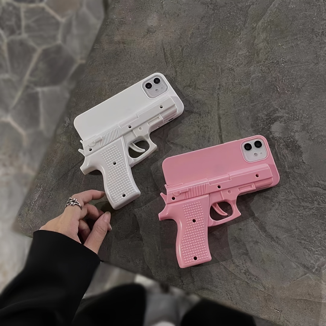 Creative Pistol Shape Mobile Phone Case Suitable For Iphone 14 15