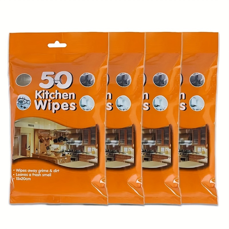 Bag Kitchen Cleaning Wipes, Disposable Degreasing Wipes, Cleaning