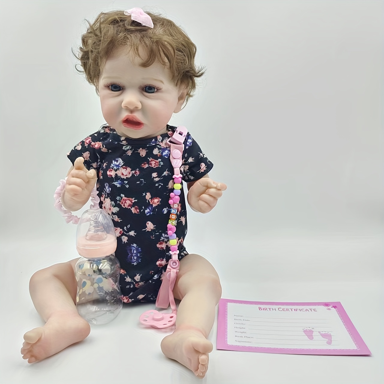 Realistic Reborn Doll Lifelike Cute Doll Soft Full Vinyl - Temu