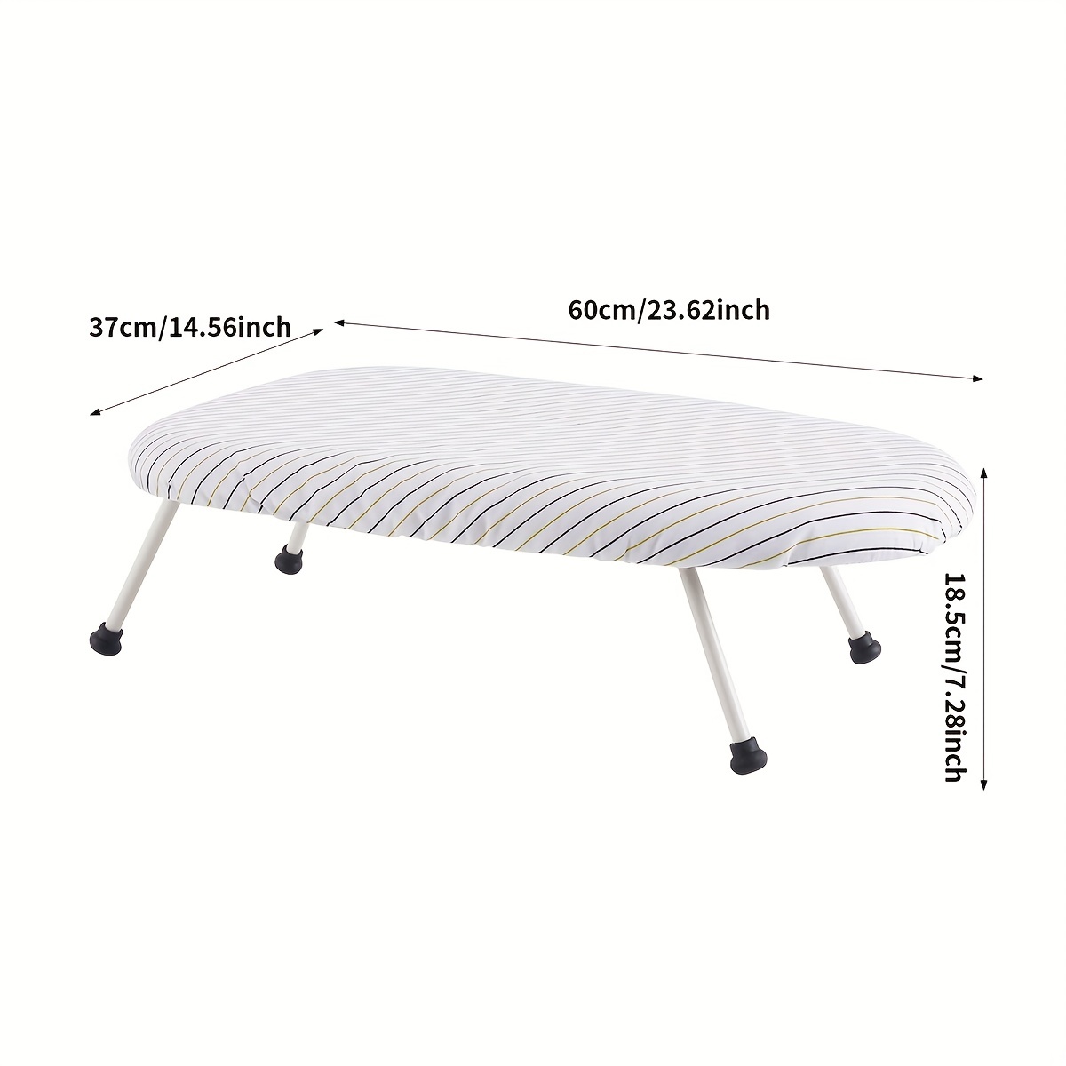 Mini tabla de planchar plegable manga puños cuellos mesa de planchar para  uso en el hogar Viajes Use Fashion Square Grid (racimos de flores)