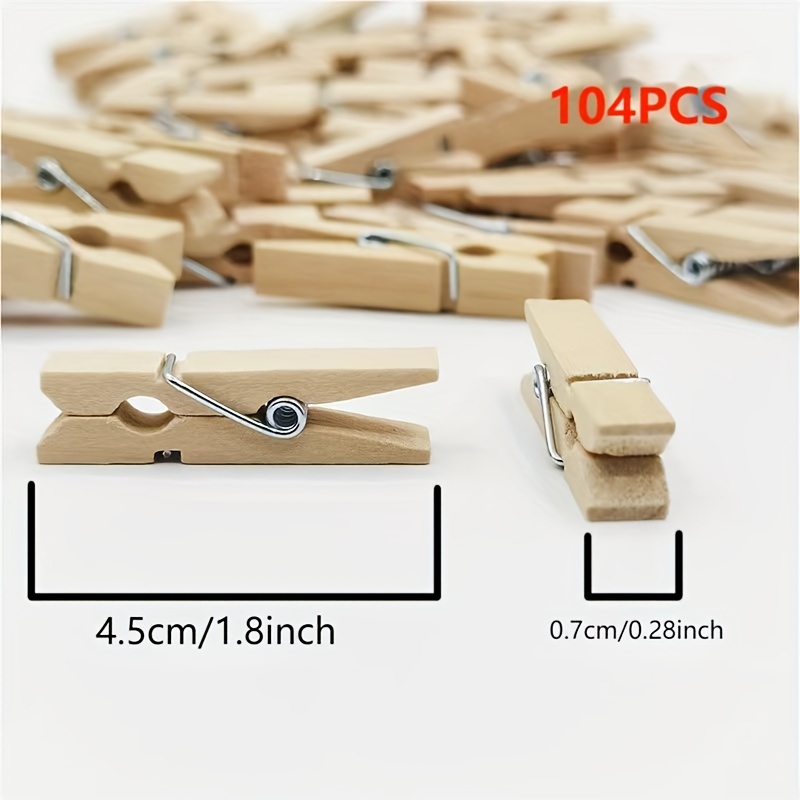 Log Clips, Suitable For Hanging Decorative Wooden Clips For Crafts, Picture  Clips, Wooden Photo Clips, Note Clips, Food Packaging Clips - Temu Germany