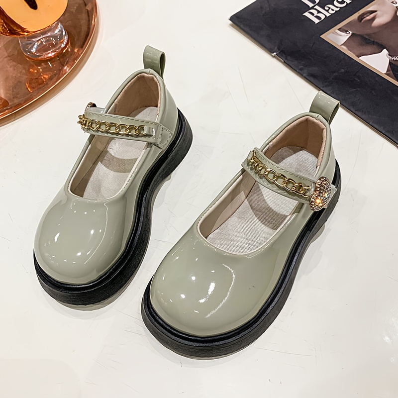 Trendy Elegant Mary Jane Shoes For Girls, Lightweight Non-slip Dress Shoes For All Seasons