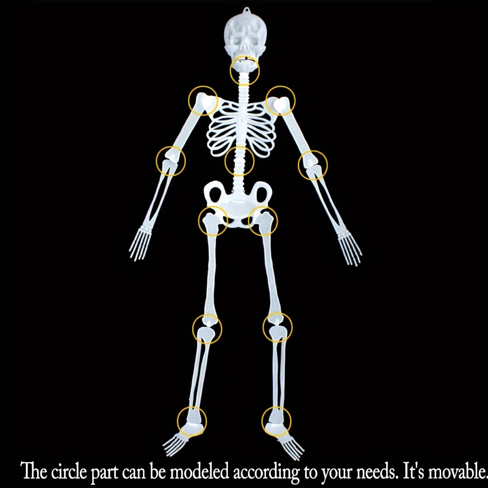 Moveable Skeleton Action Figures Toy Halloween Prank Toy Haunted