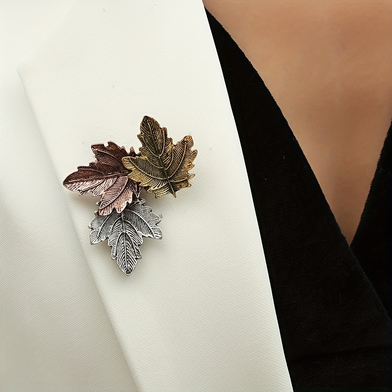 Leaf Brooch, High-End Leaf Design Accessory