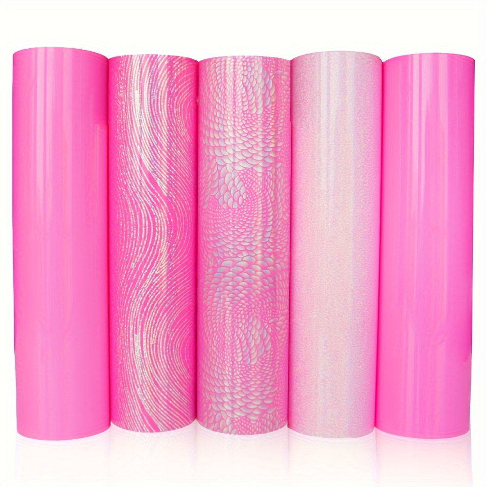 Bundle Pvc Heat Transfer Vinyl For Cricut Machine Iron - Temu