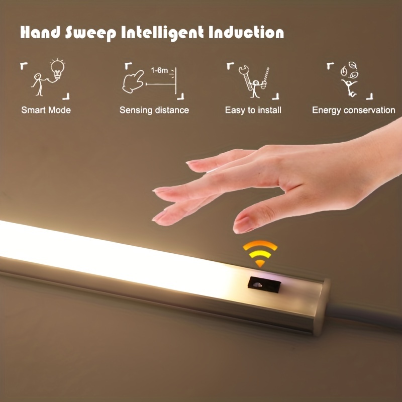 Barre lumineuse LED ultramince avec capteur de mouvement