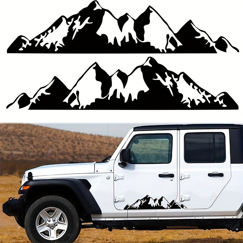 Sticker 4x4 Off Road Mountains Car Truck Side Door Decal Vinyl