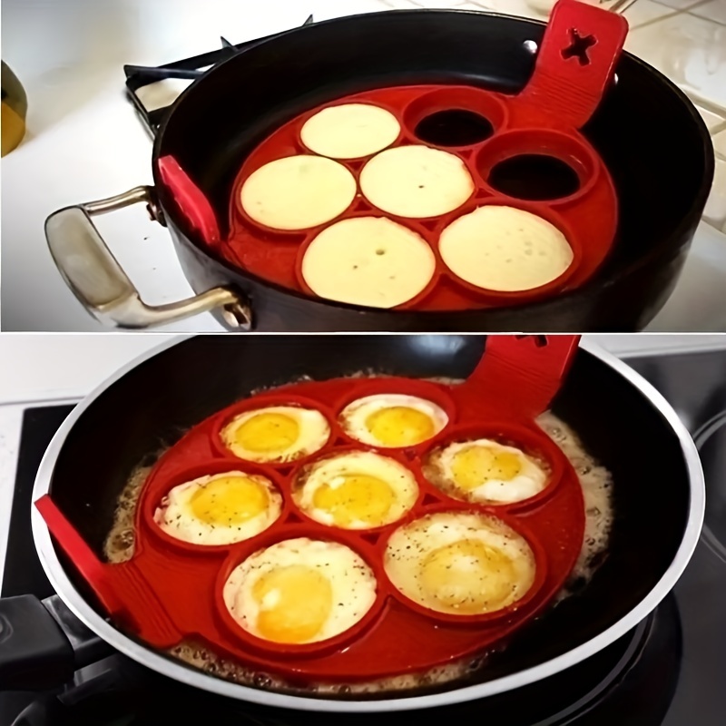 Round Pancakes Maker: Non stick Cooking Tool For Frying Eggs - Temu