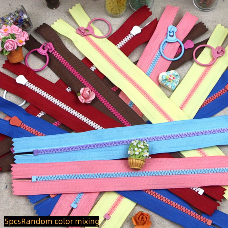 Nylon Zippers Sewing Zippers Sewing Crafts Zippers Pouches - Temu