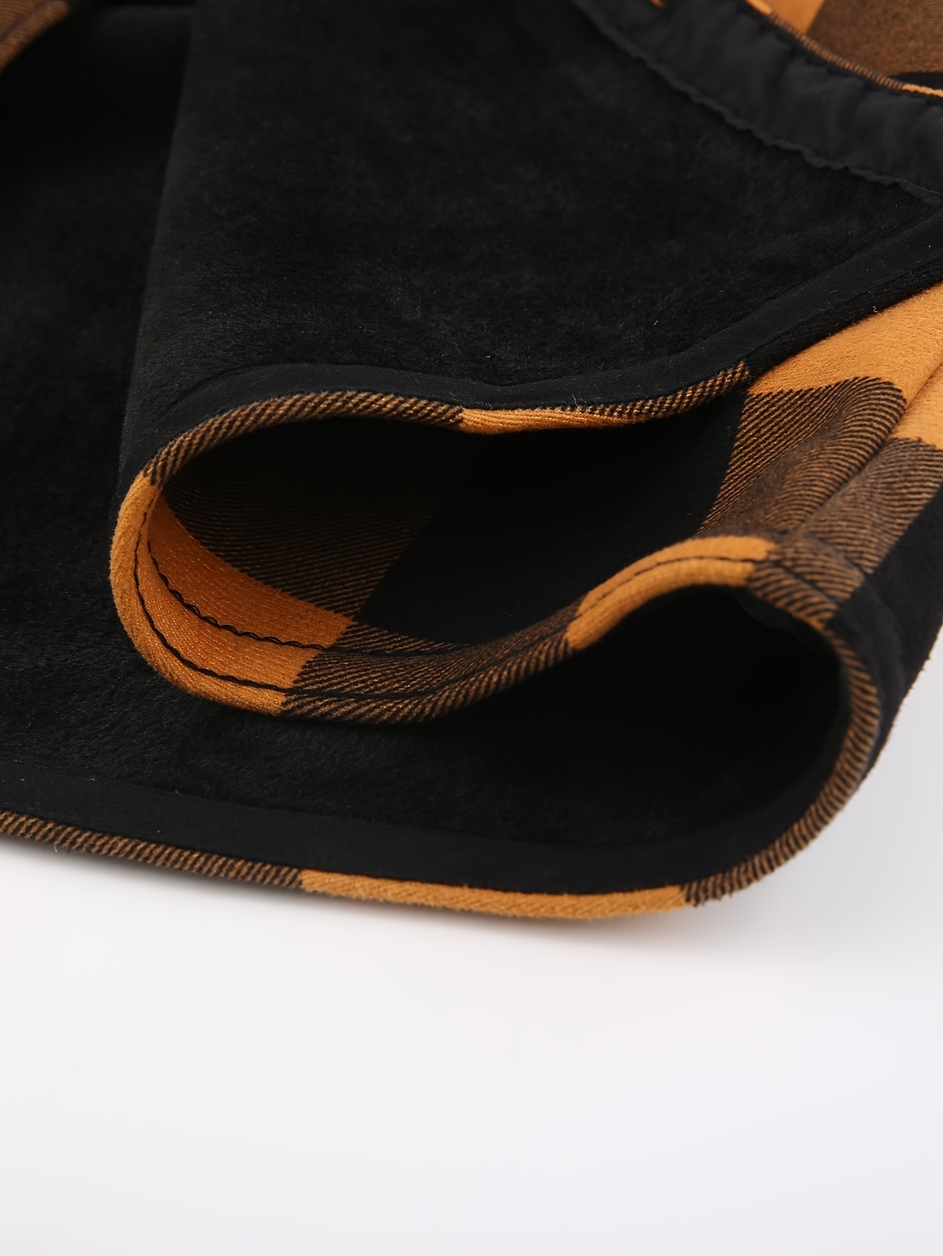 venda  ! jaqueta de camisa de flanela   masculina -   com  ,     e botões, com bolsos duplos no peito, forrado com fleece, casaco grosso de inverno,     para uso casual ao ar livre (tamanhos eu) Detalhes do produto 13