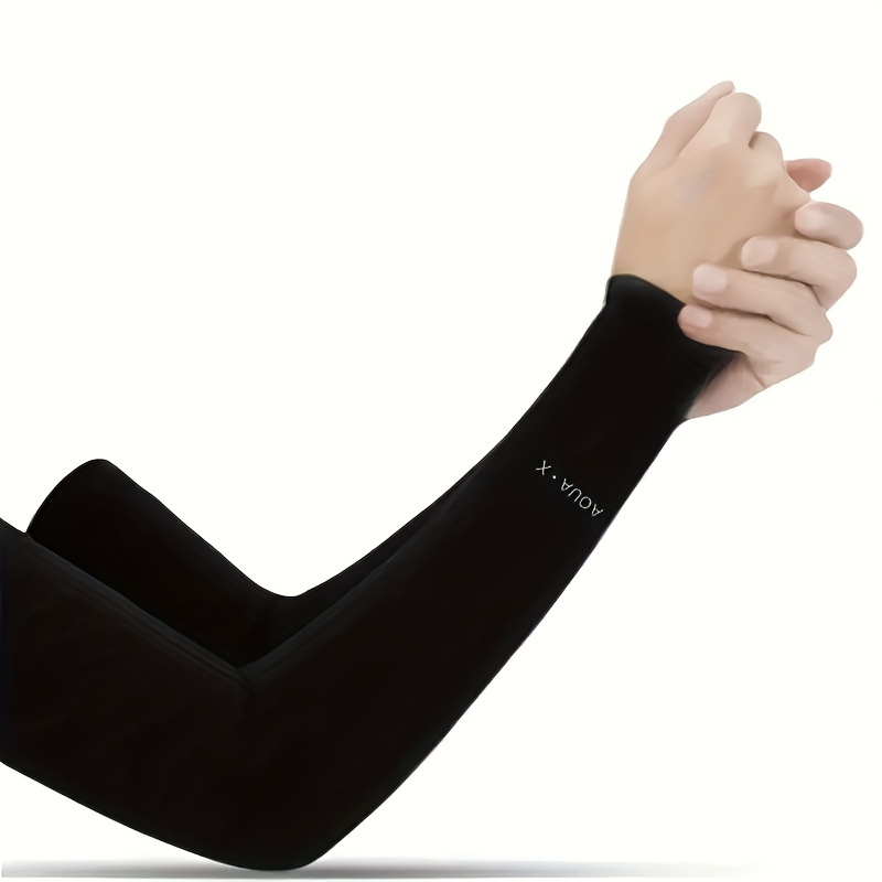 TEMU Guardia Del Brazo De La Seda Del Hielo De La Protección UV, Protector Del Brazo De Los Deportes Al Aire Libre Para Conducir En Bicicleta Golf