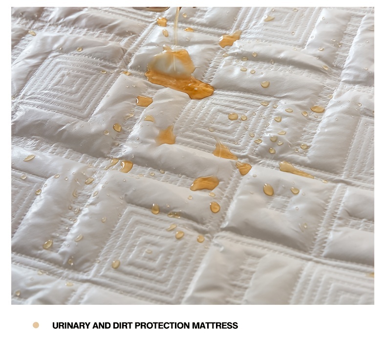 3pcs waterproof solid color fitted sheet set dustproof non slip embossed mattress protector soft comfortable breathable bedding set with deep pocket for bedroom guest room school dorm decor 1 fitted sheet 2 pillowcases without core details 15