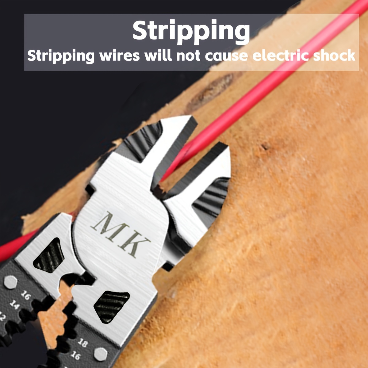 Nine in 1 Multifunctional Pliers Wire Stripper Crimping Terminal Cutter