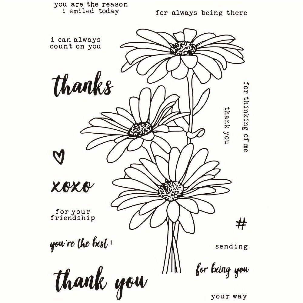 

1pc Stamps And Dies 2023-2024 For Card Making Metal Cutting Dies And Transparent Seal Set For Diy Greeting Cards Or Handbook Making, Scrapbook Album Decoration Template Flower
