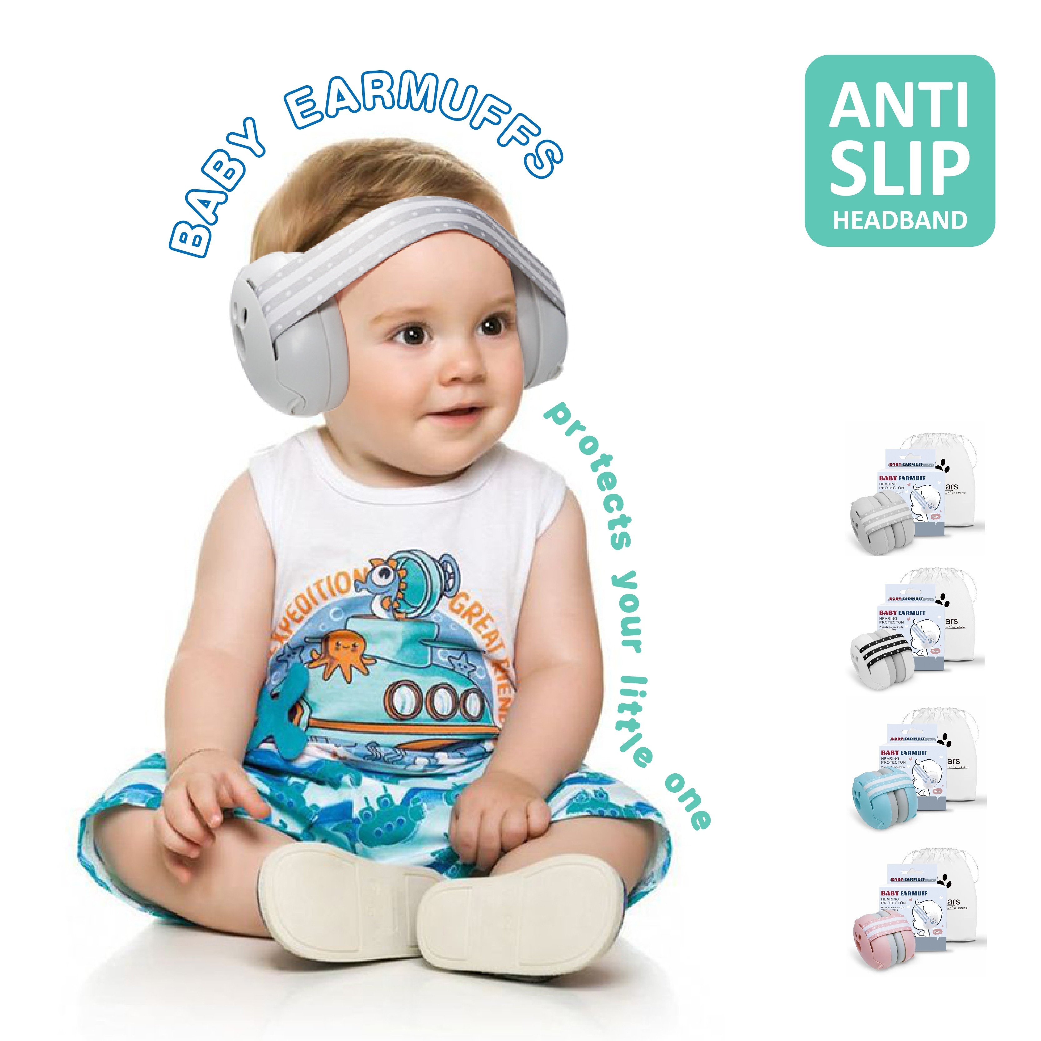 Auriculares antirruido para bebé, ensanchador de oídos para dormir