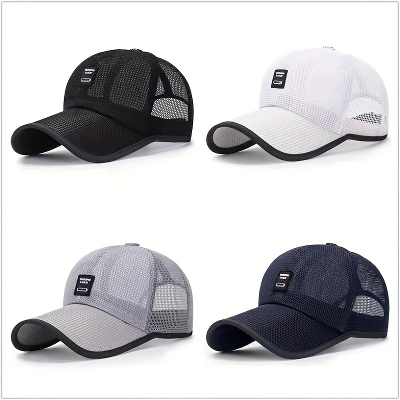 Breathable Mesh Baseball Cap For Men