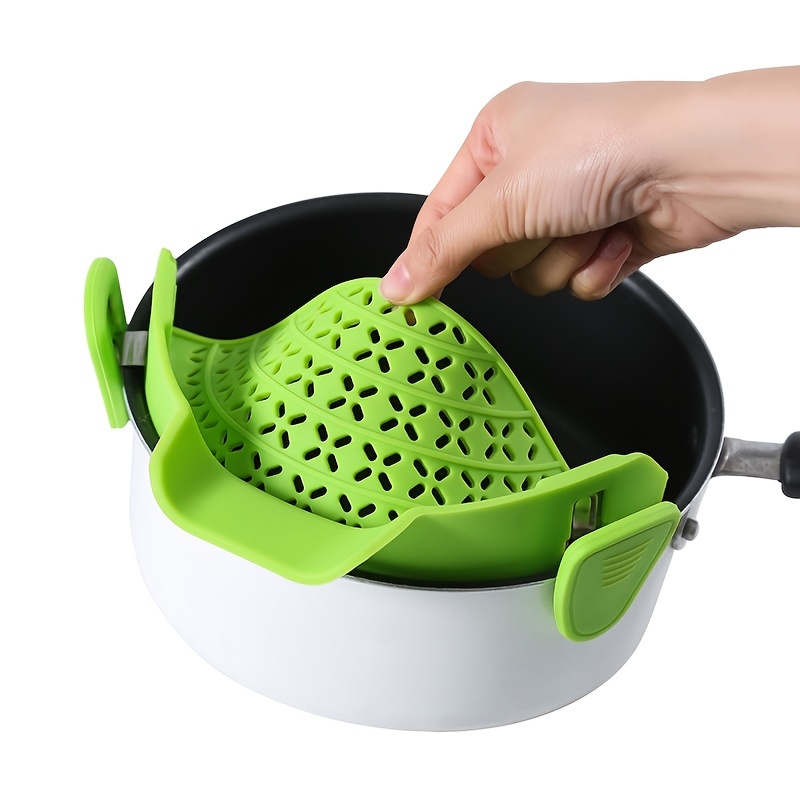 Snap N Strain Pot Strainer And Pasta Strainer Adjustable - Temu