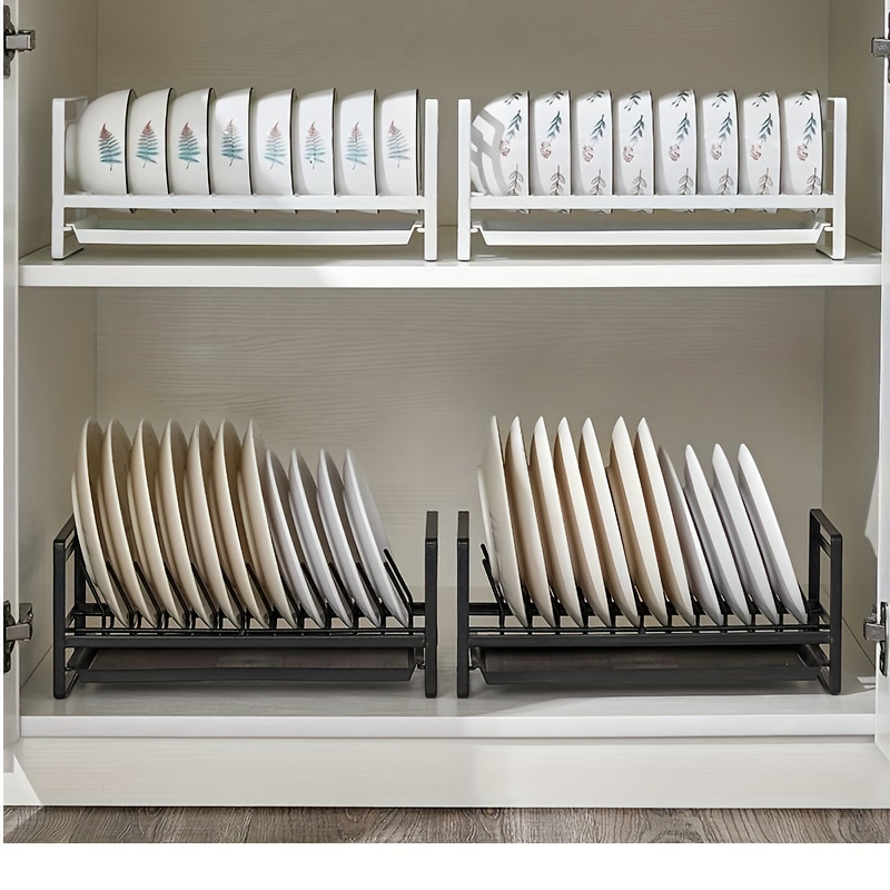 Multi-functional Dish Rack With Drip Tray - Minimalist Cabinet