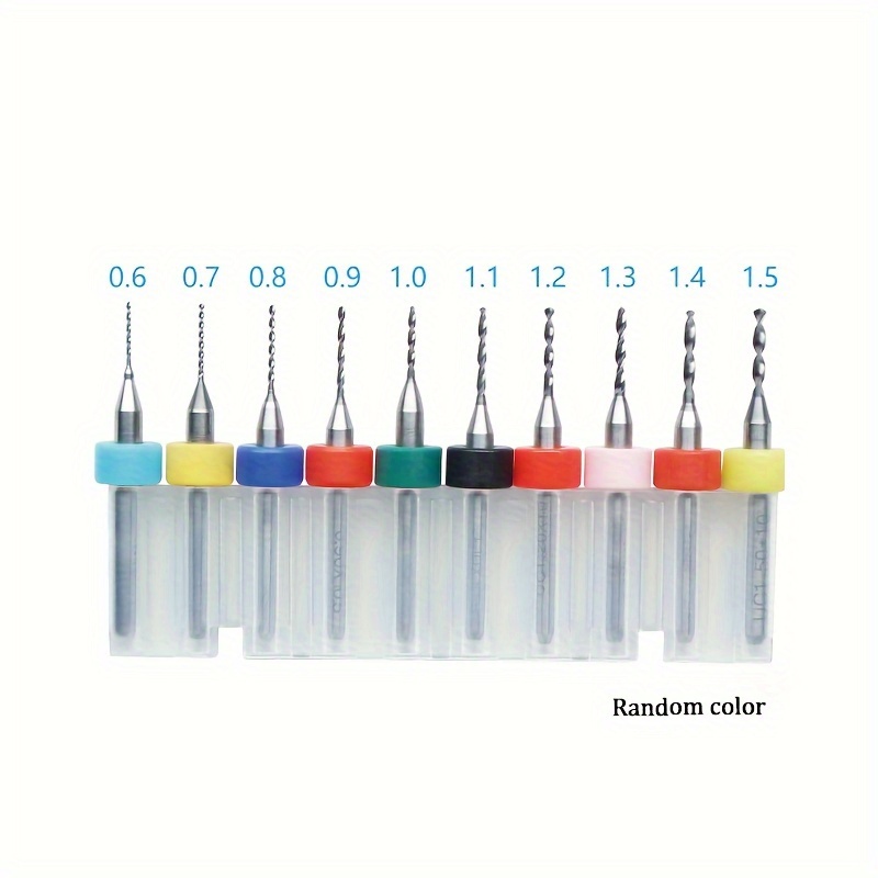 10pcs pcb   carbide macro drill bits set drill bit micro carbide drill bit for print circuit board amber beeswax   jewelry