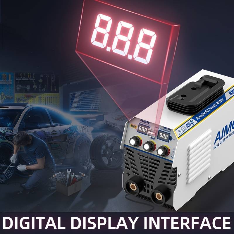 Hand-Held Portable Inverter Arc Welding Machine – Household Electric Welder, Stepless Adjustment, Arc Pulling