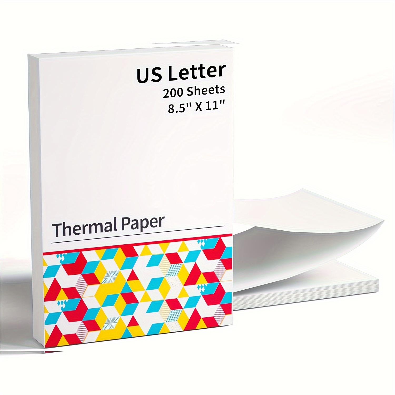 Phomemo Us Letter Thermal Paper Advanced Thermal Printing Phomemo Thermal  Paper M08f Letter Brother Pocketjet Pj762 Pj763mfi Hprt M08f Printer 8 5 X  11 200 Sheets Quick Drying, Save Money Temu