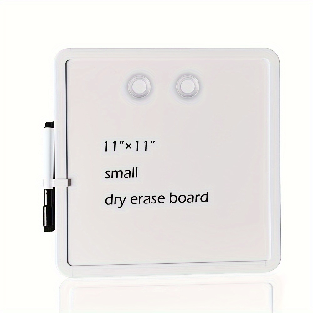 Small Dry Erase Whiteboard, Magnetic White Board with Marker