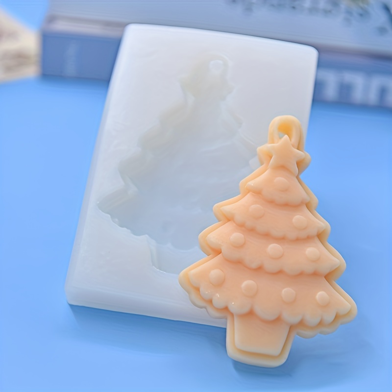 Christmas Tree Silicone Mold, 3d Fondant Mold For Diy Pudding