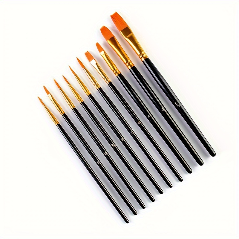 STOBOK 7pcs Set Langhao Hook Line Pen Thin Paint Brushes Watercolor Brushes  Oil Paint Brushes Detail Brush Artist Paint Brushes Detail Paint Brush