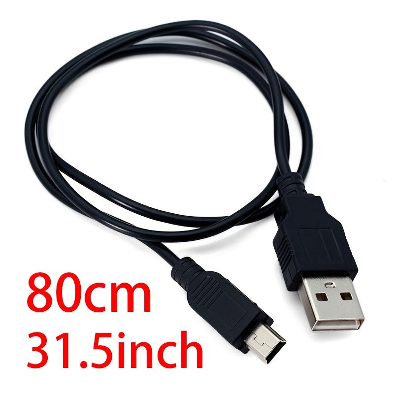 1pc Mini USB Cable Charge & Sync Data Lead Phone Fast Charger For MP3 MP4  Player Car DVR GPS Digital Camera HDD Cord Mobile Phone Hard Drive 80cm/31.5