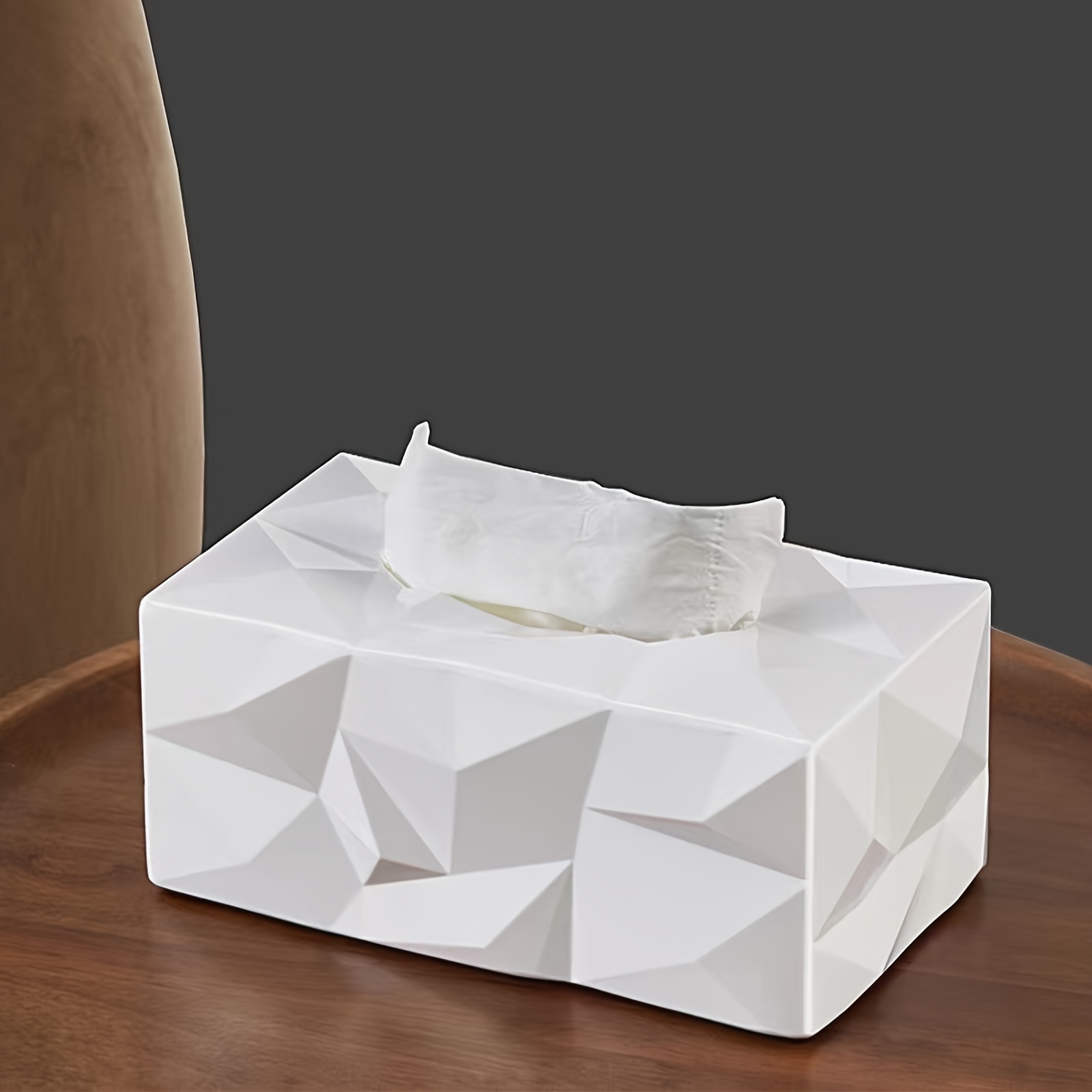 1pc Cloud Shaped Tissue Box Cover With Spring Tabletop Facial