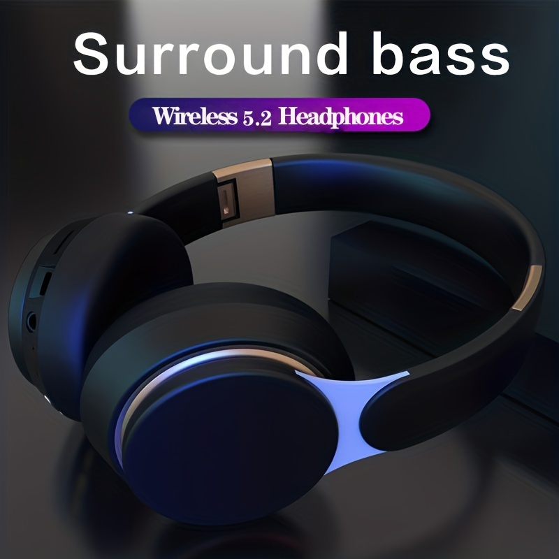 Wireless Headphones Over Ear$wireless Stereo Headsets Earbuds With Built-in  Mic,volume Control$foldable Portable Wireless Bluetooth Headset For Music