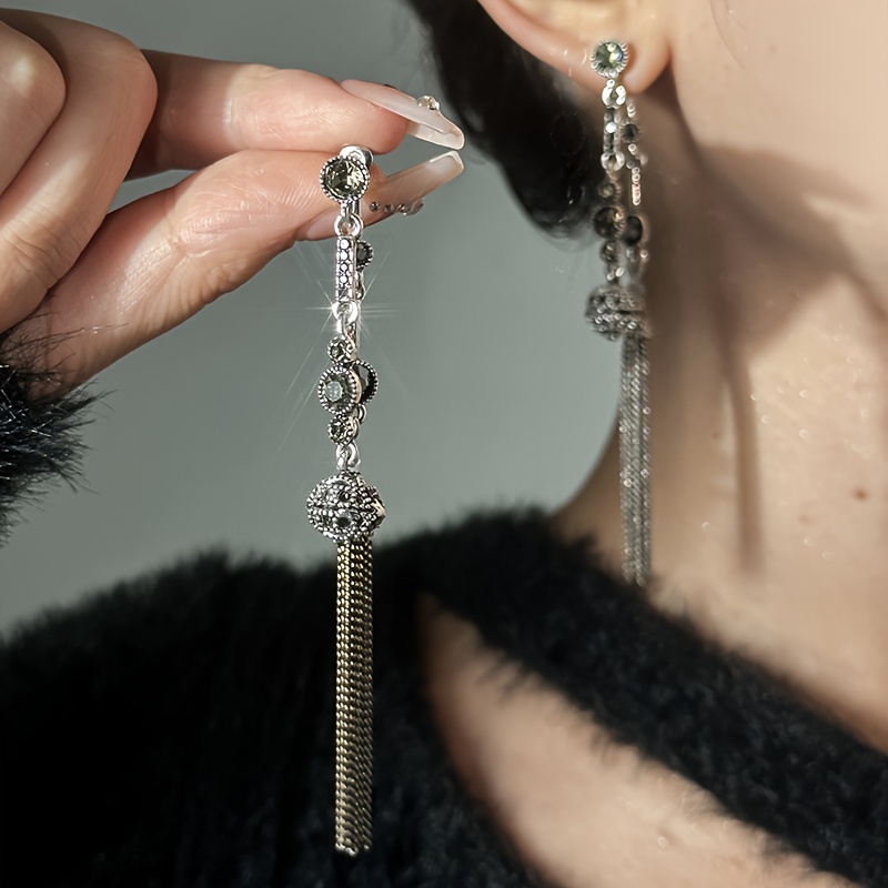 Enchanted tassels hot sale drop earrings