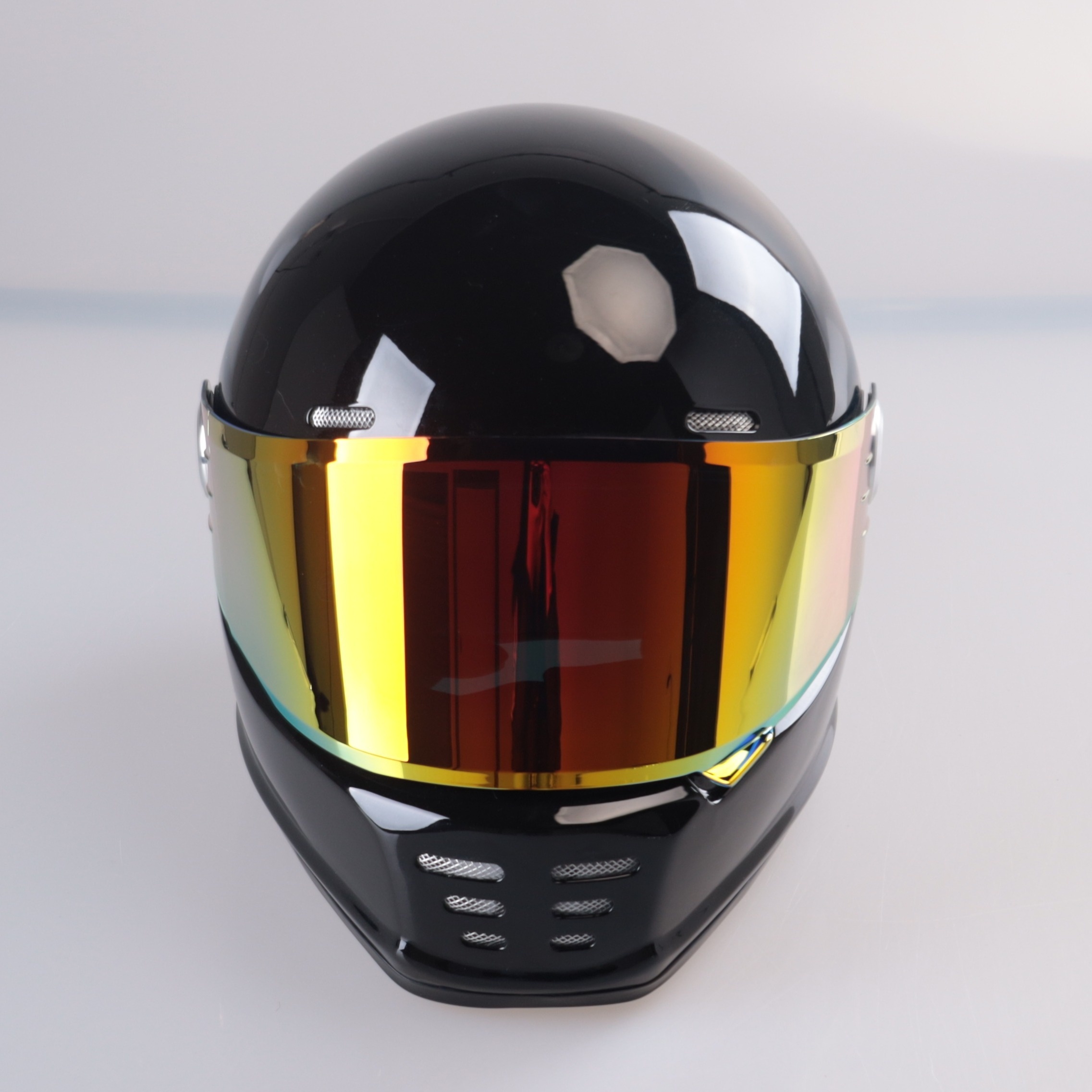 Casco integral para motocicleta, aprobado por DOT, casco integrado para  hombres y mujeres, casco abatible de cara completa con doble visera,  múltiples