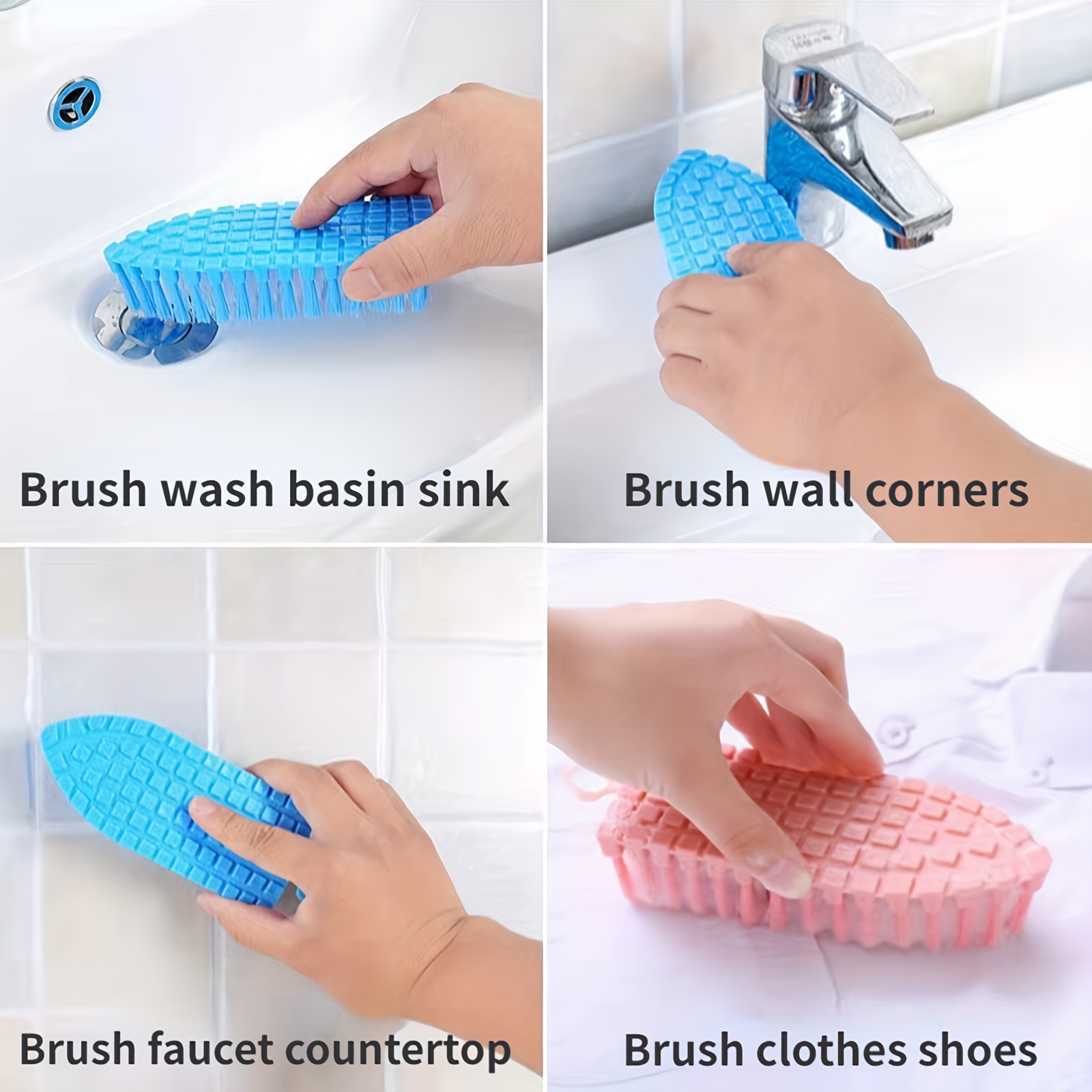 Flexible Cleaning Brush For Kitchen Bathroom And - Temu