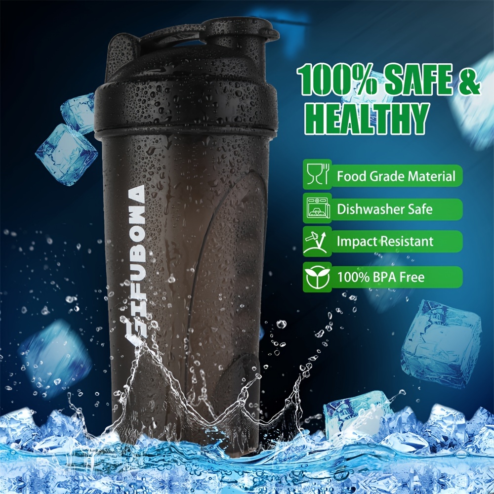 Bpa-free Shaker Bottle: Leak-proof, Portable & Perfect For Protein & Sports  Drinks! - Temu