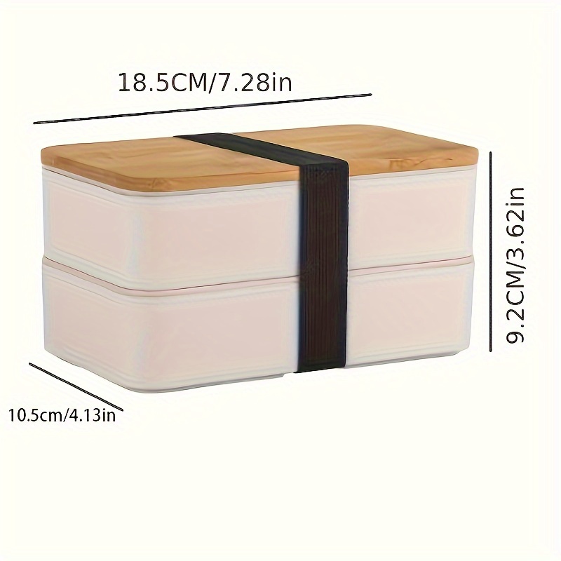 Household New Double-layer Convenient Lunch Box, Multifunctional Reusable Square  Bento Box, For Kitchen, Living Room, Parties, Gatherings, Outdoor  Activities And Other Scenes, Kitchen Supplies - Temu