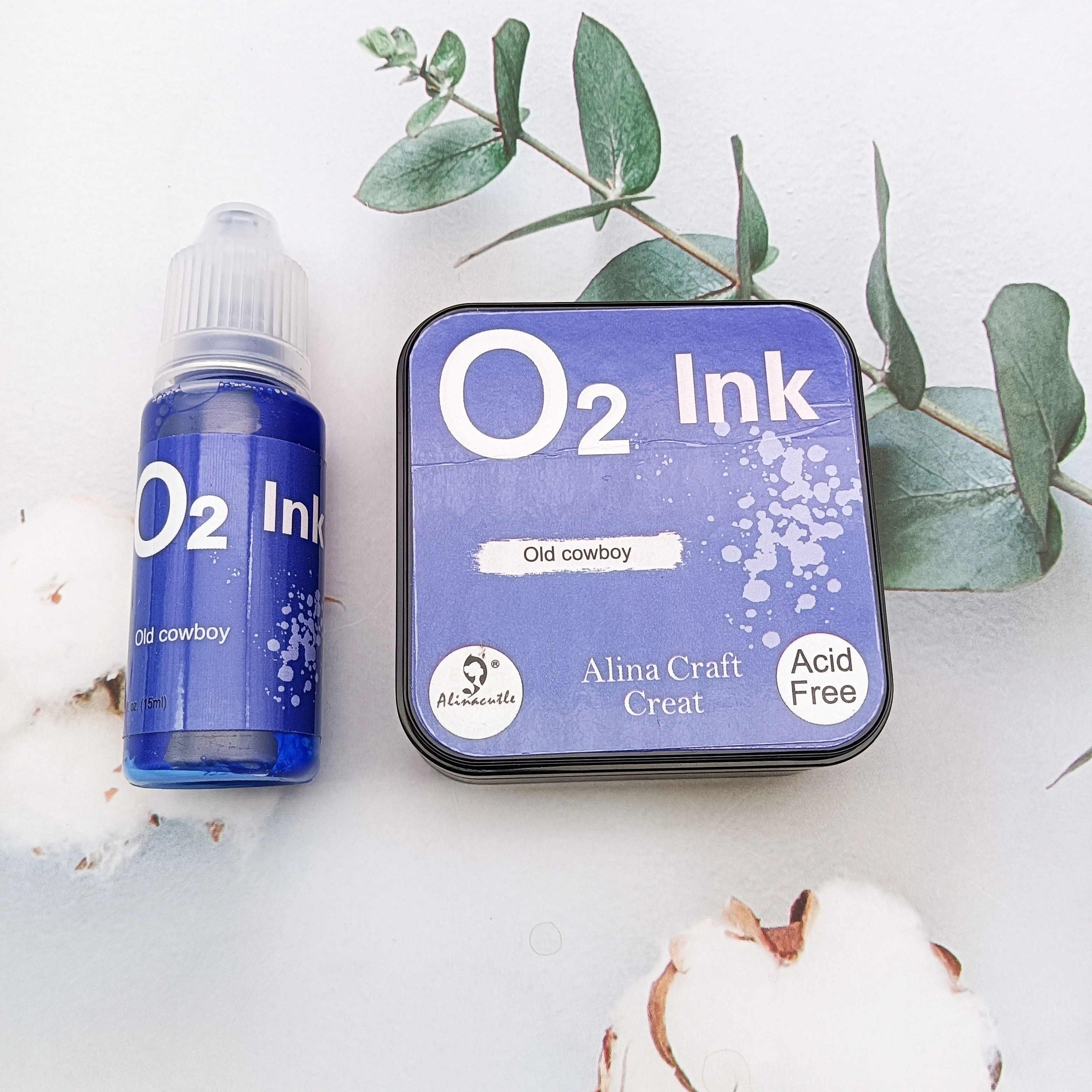 O2 Ink Pad 1 Bottle Refill Ink Stamping Tools Water reactive - Temu