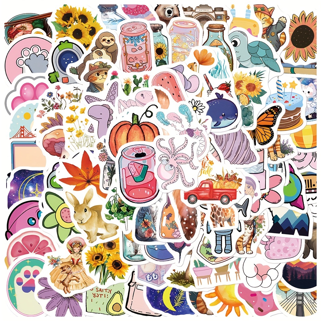 Cute Animal Stickers For Kids Water Bottle Stickers - Temu