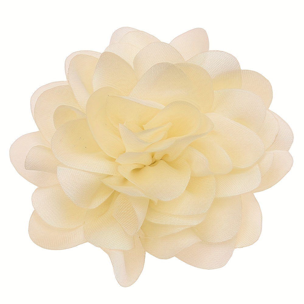 Ivory flower deals hair accessories