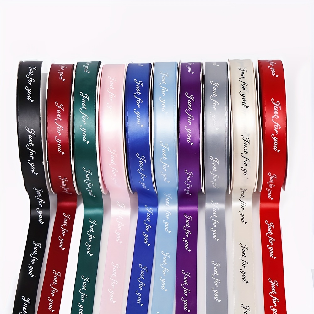 10yards Printed just For You Letter Polyester Ribbons For - Temu