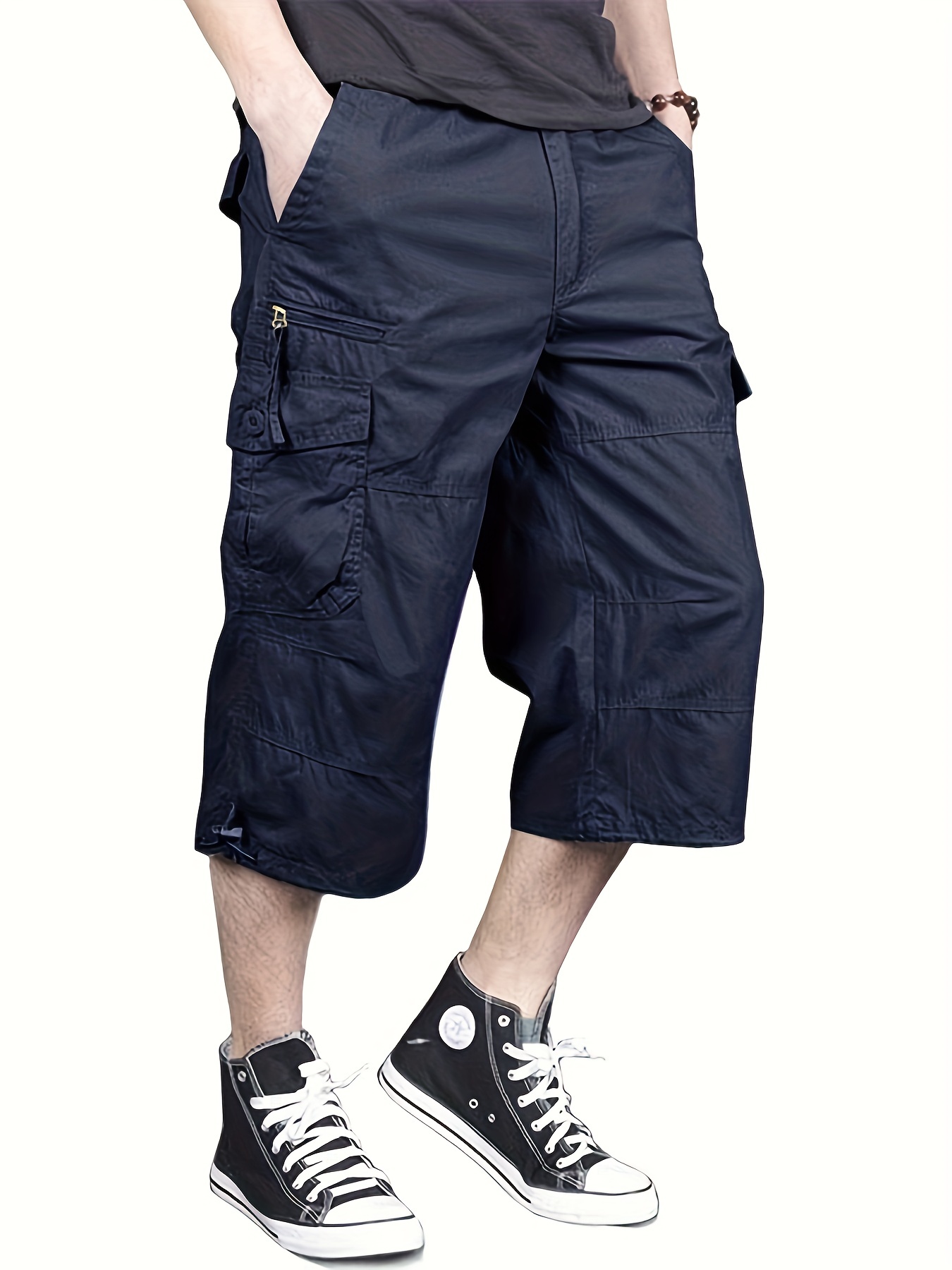 Cargo Pants for Women Capri Cargos High Waisted Streetwear Summer Casual  Lounge Capris Slacks with Multi Pockets