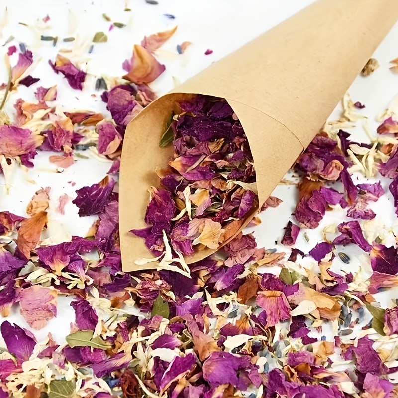 Wedding Confetti Dried Flowers Rose 100% Natural Biodegradable