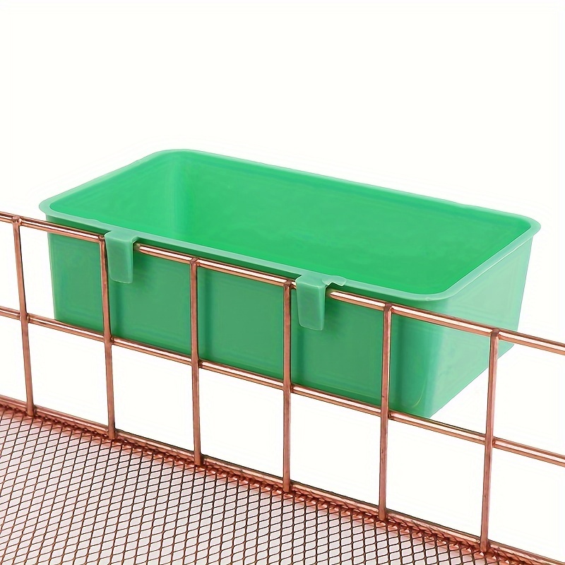 

5pcs Multifunctional Bird Food Trays, Parrot Bathtub, Animal Cage Standing Wash Shower Box