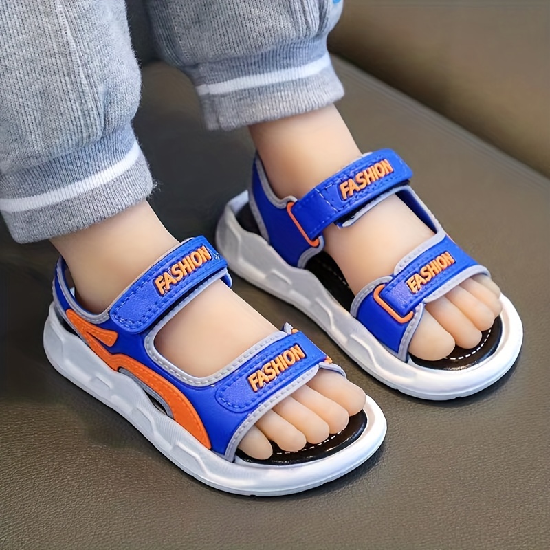 Boys Sandals Casual Lightweight Hook And Loop Fastener Non Slip Outdoor  Beach Shoes For Kids Children, Spring And Summer, Don't Miss These Great  Deals